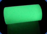 Green glow of a film