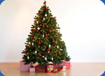 luminous Christmas tree photo