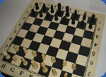 Luminous chess pieces