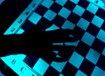 Self-glow chess photo