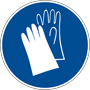 Wear protective gloves safety sign