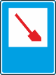 Shovel safety sign