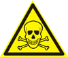 Toxic substances safety sign
